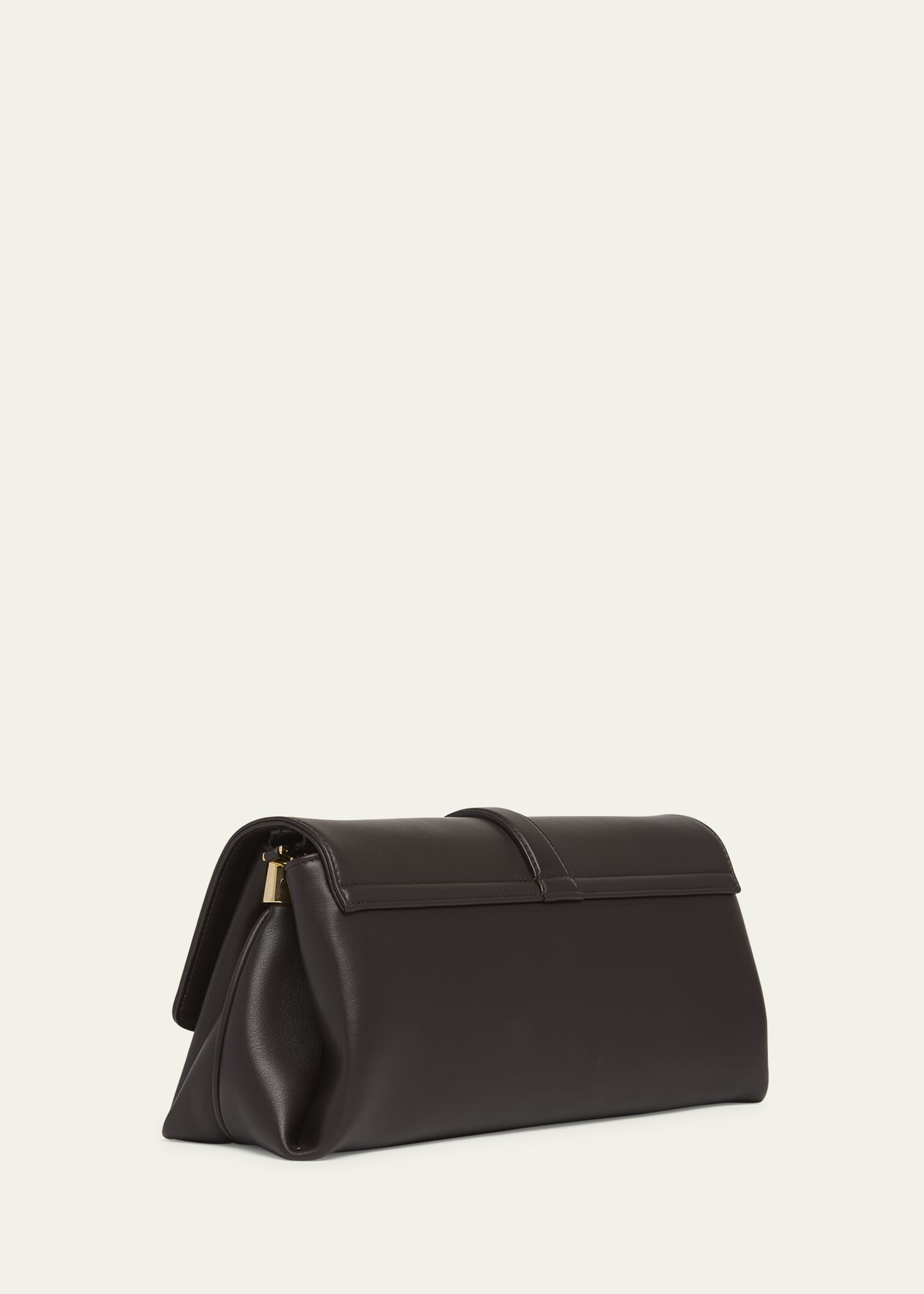 Flap Leather Shoulder Bag - 3