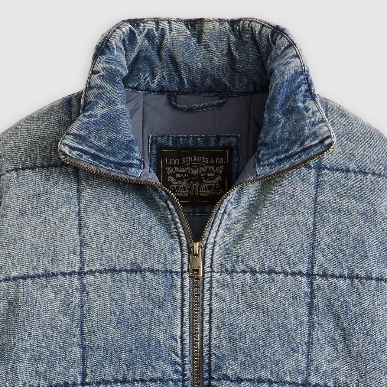 BOX QUILTED COTTON JACKET - 4