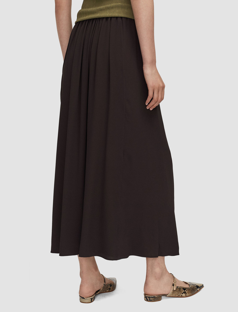 JOSEPH Elba Silk Blend Crepe Skirt outlook