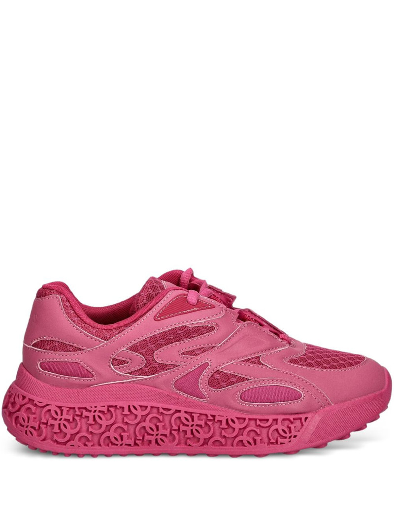 mesh-panelled sneakers 1