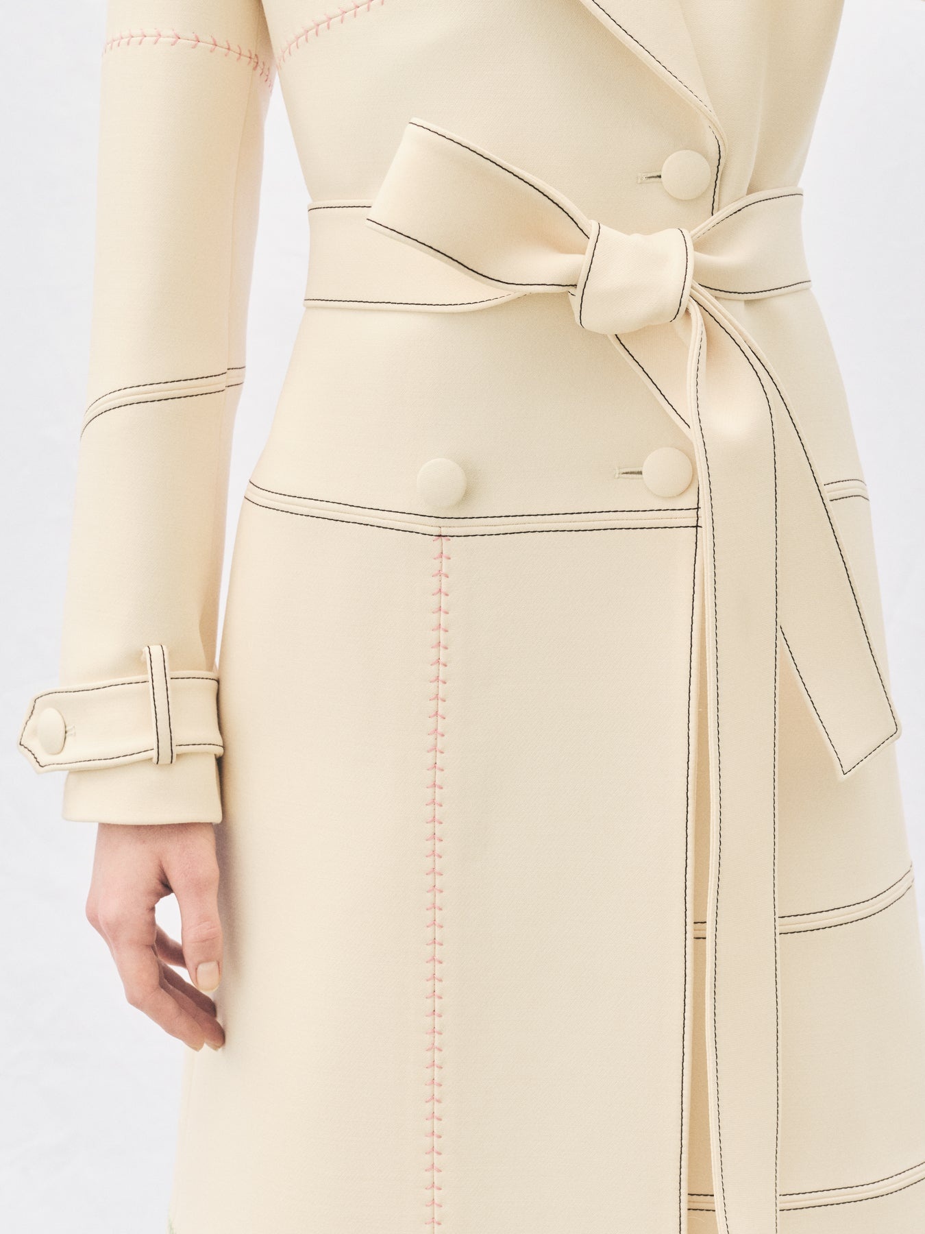 Hamilton Coat in Silk Wool - 7