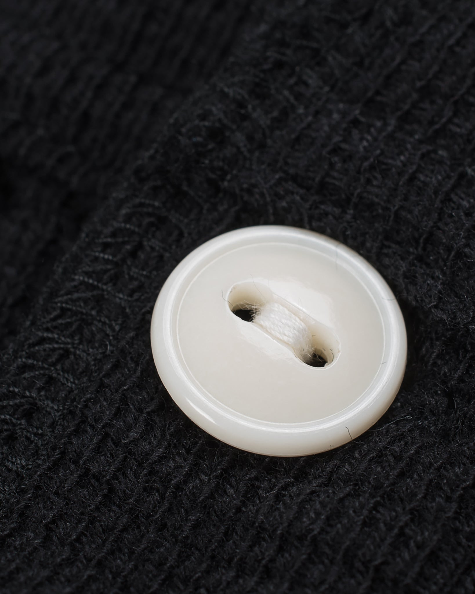 IHTL-1213-BLK Waffle Knit Long Sleeved Thermal Henley - Black - 5
