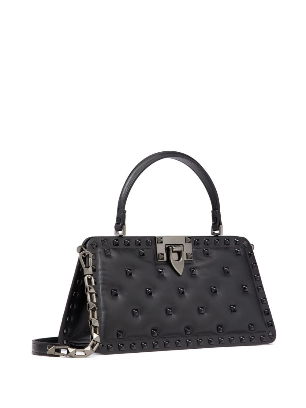 Rockstud padded leather tote bag - 3