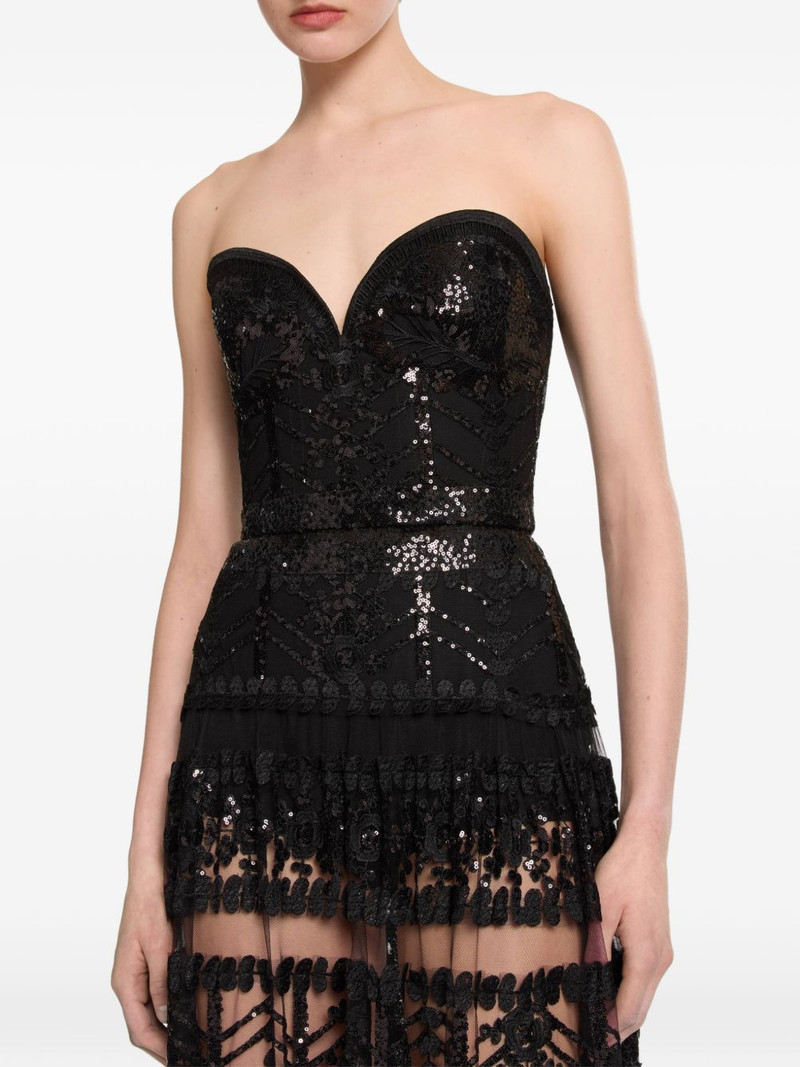 sequin-embellishment maxi dress 4
