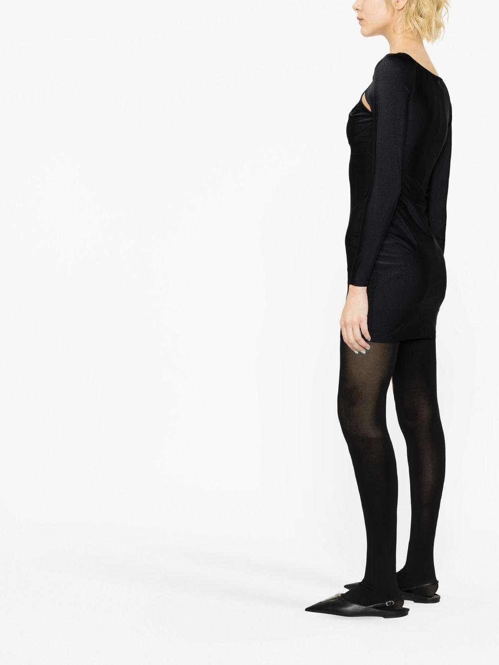 twisted cut-out minidress - 3