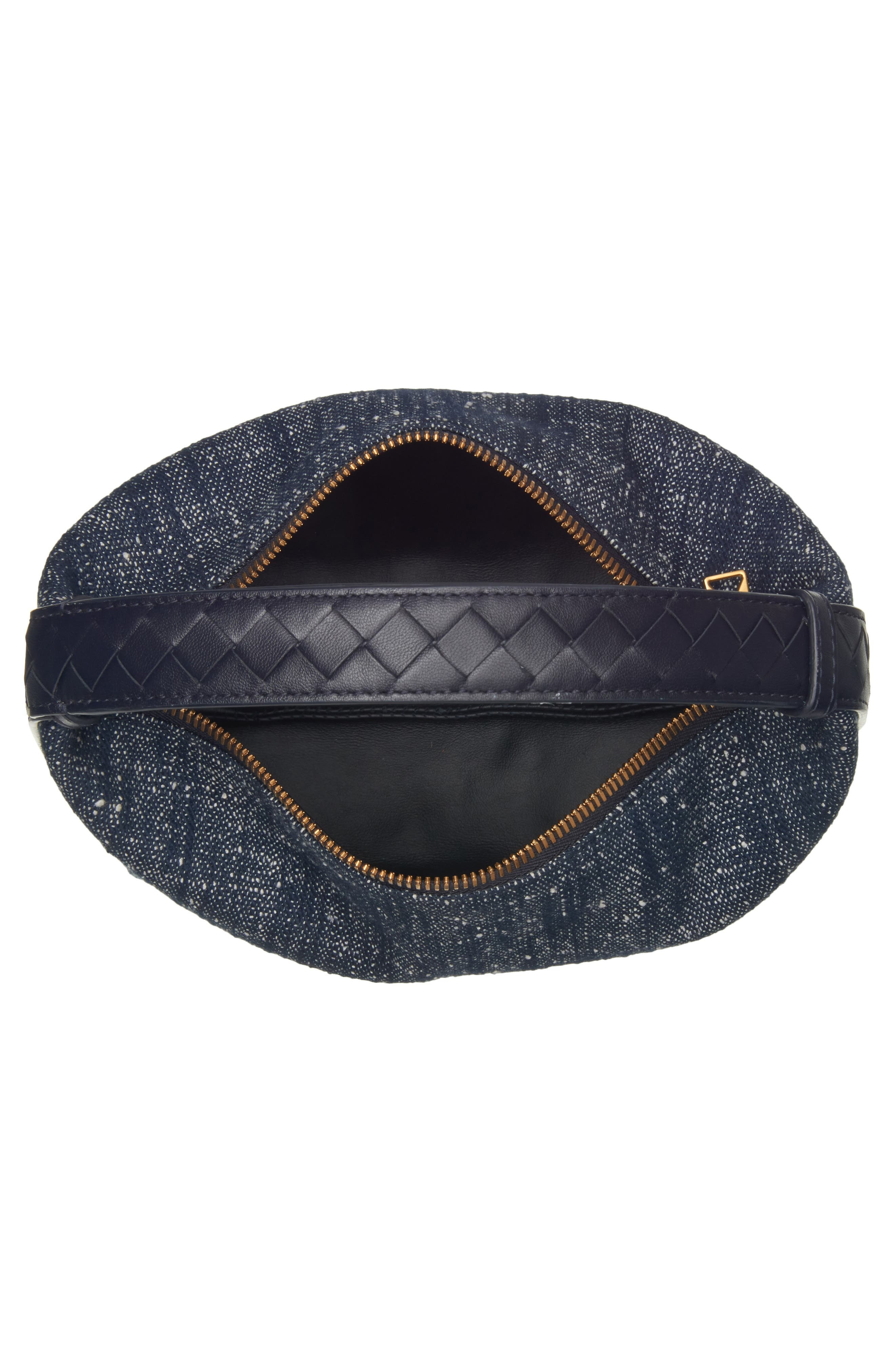 Bottega Veneta Mini Wallace Denim Bouclé Shoulder Bag in Navy-Whit/Spa/Spa-Mb at Nordstrom - 4