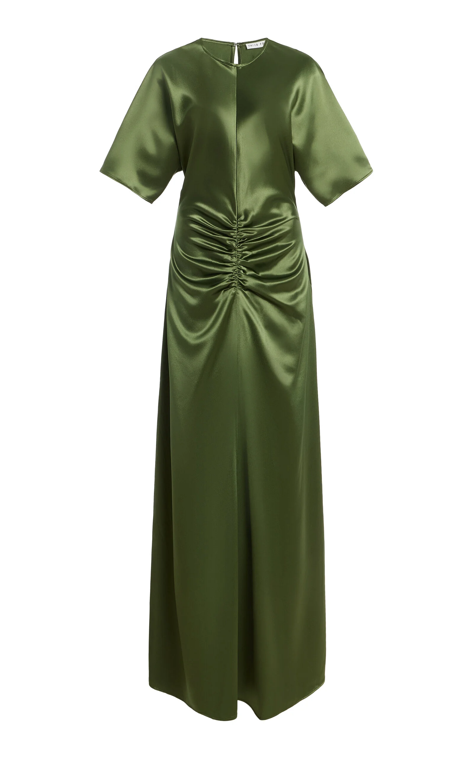 Anchored Satin Maxi Dress - 1