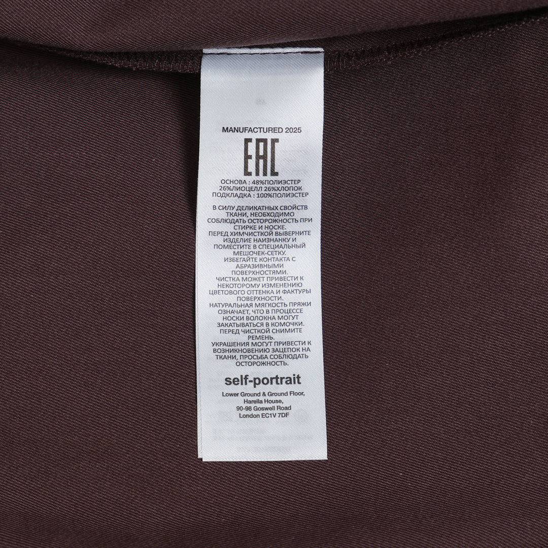 Brown Cotton Skort - 4