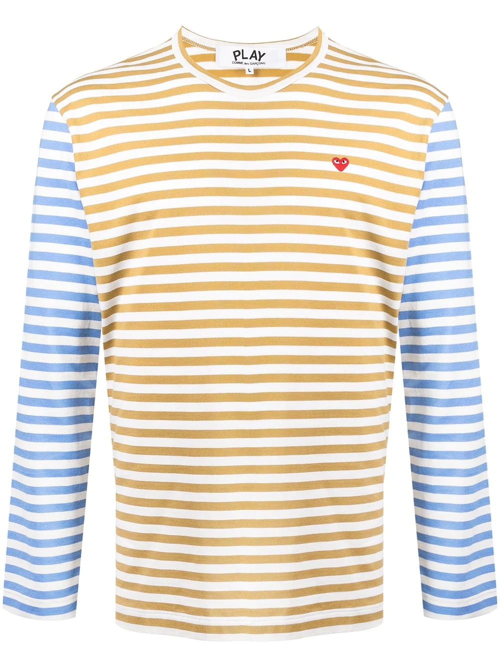 striped long-sleeve T-shirt - 1