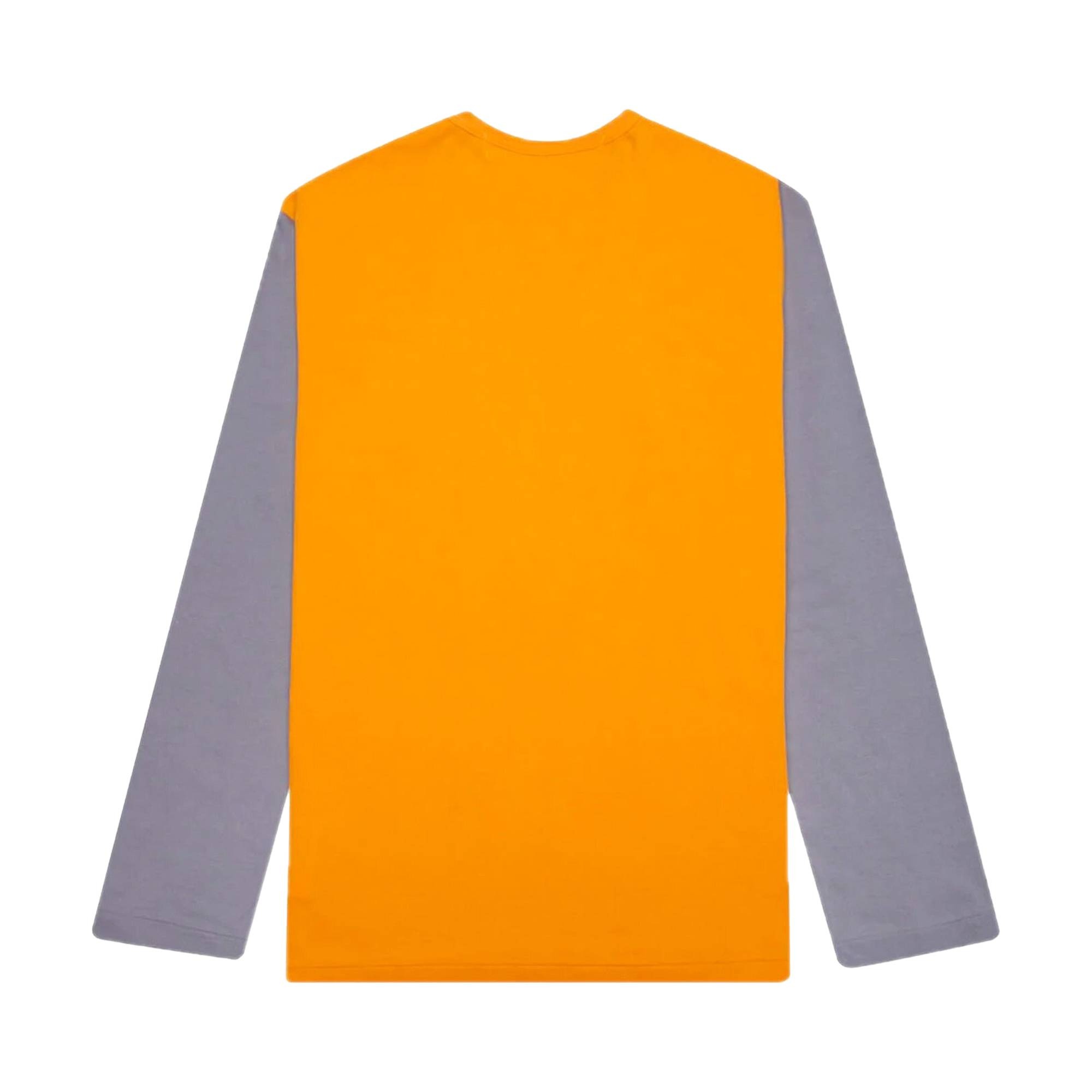 Comme des Garçons PLAY Bi-Color T-Shirt 'Yellow/Grey' - 2
