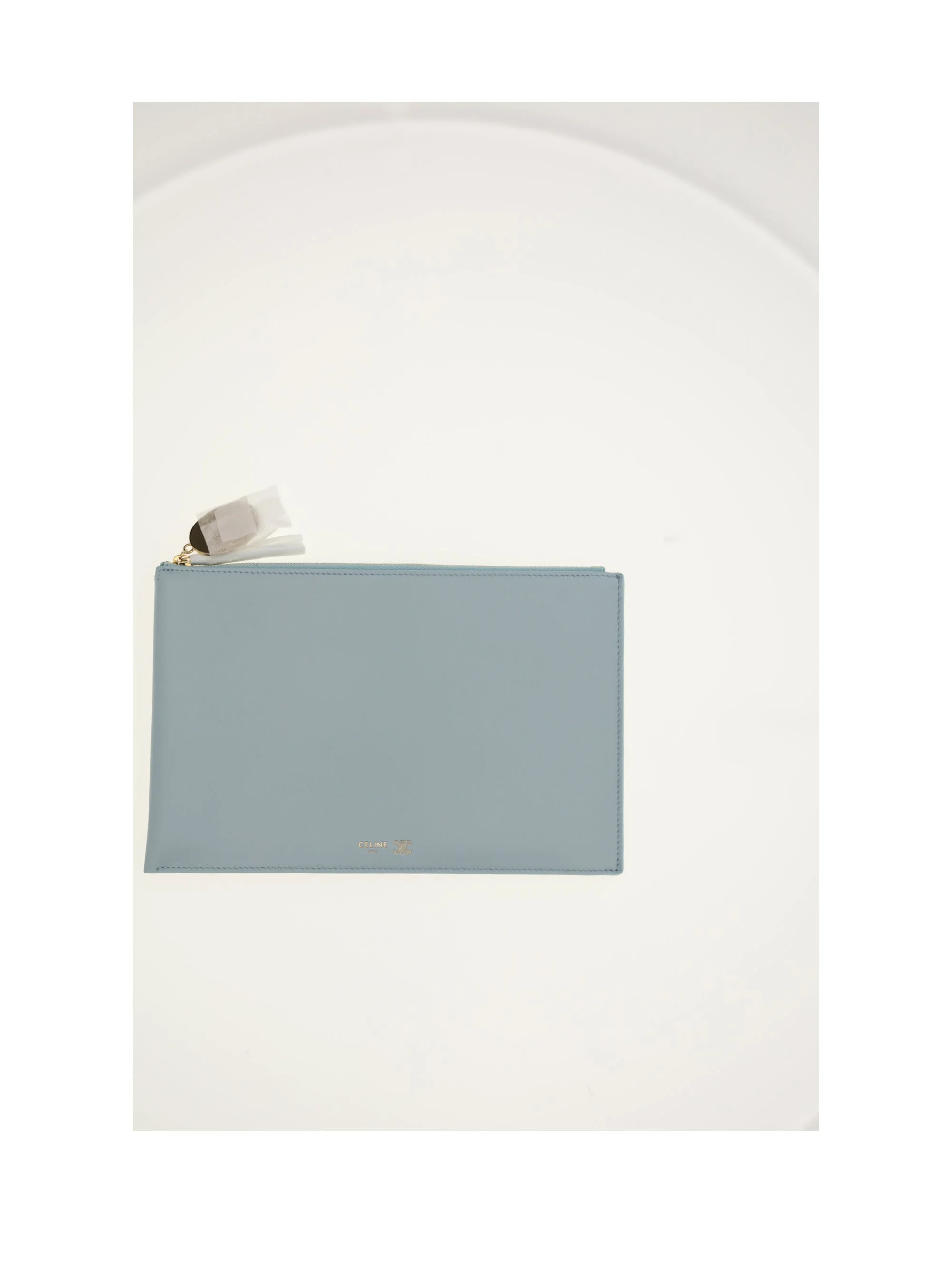 Celine Duo Pouch Powder Blue/Deep Ivory - 1