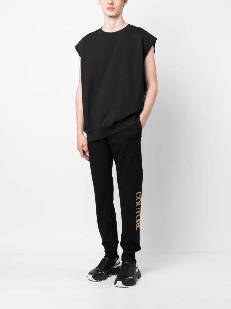drawstring cotton sweatpants - 2
