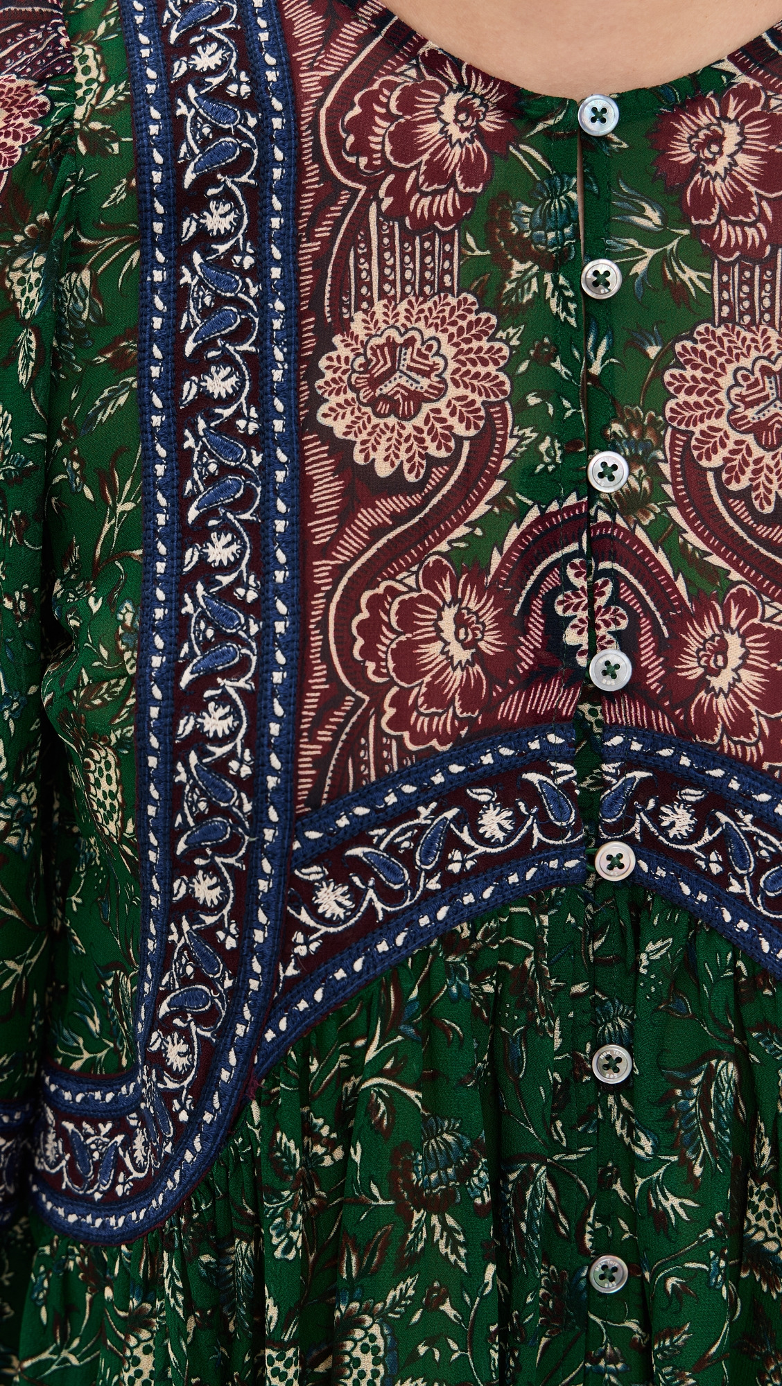 Melba Print Long Sleeve Top - 5