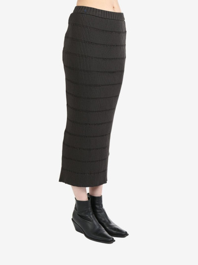 Pleats Please Issey Miyake Jiggly Knit midi skirt outlook