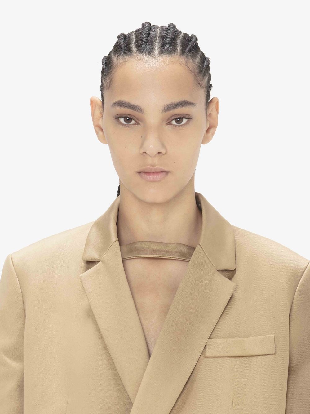 LONGLINE DOUBLE-BREASTED TAILORED COAT - 5
