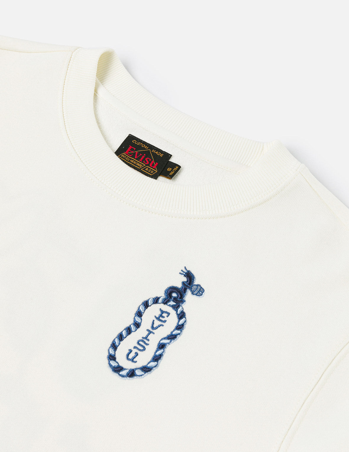 Cat and Logo Embroidery Regular Fit Sweatshirt - 10