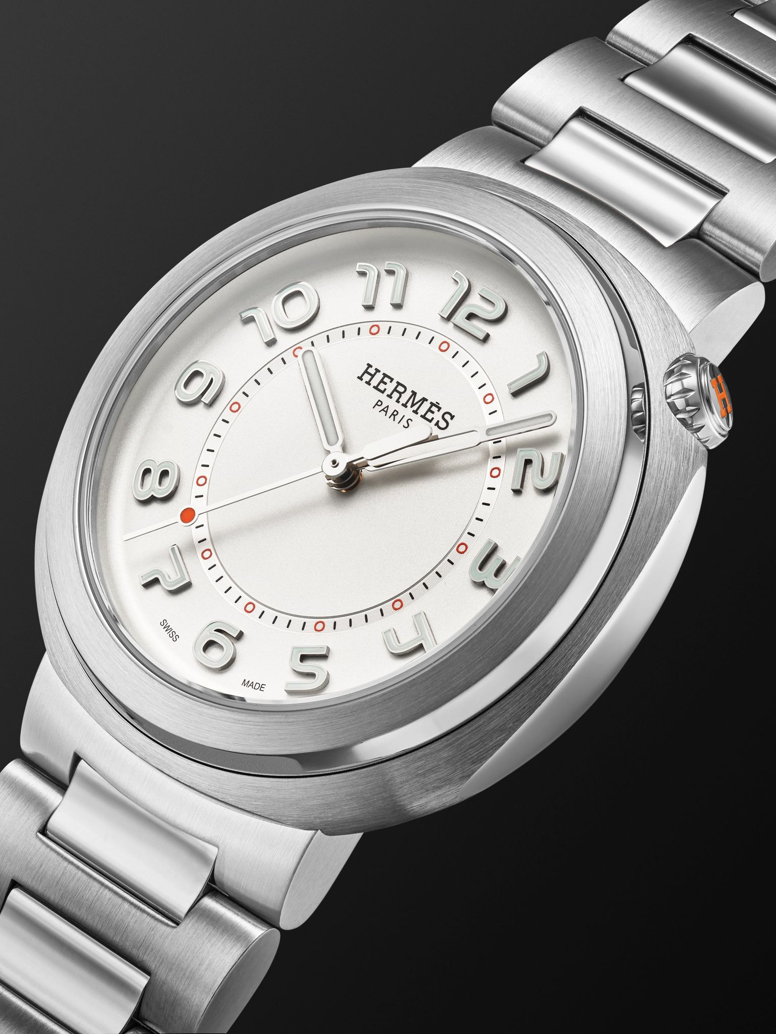 Cut Automatic 36mm Stainless Steel Watch, Ref. No. 403190WW00 Silver - 4