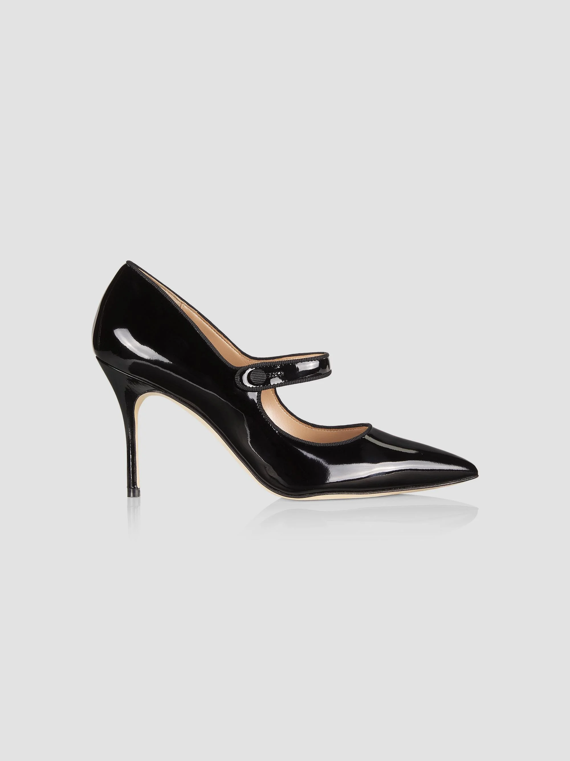 Women's Campari 90MM Patent Leather Mary Jane Pumps - Black - 1