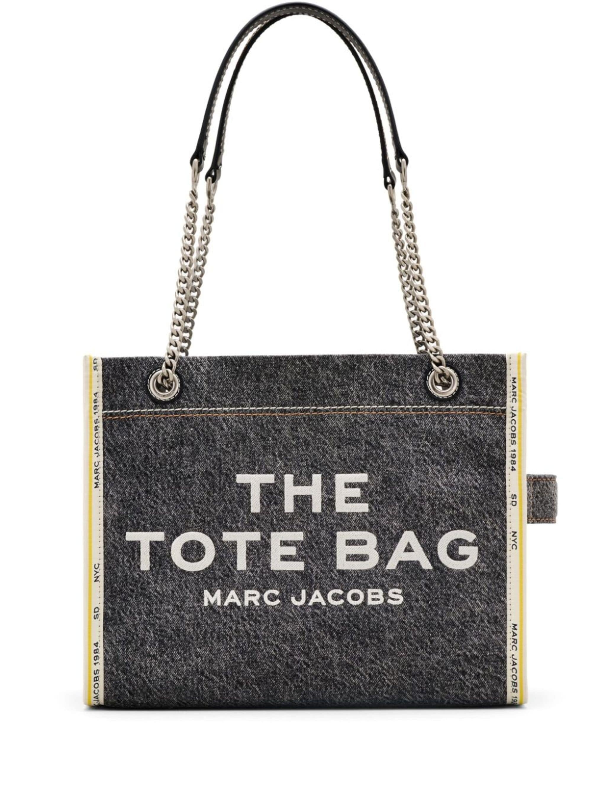 The Denim Chain Medium Tote bag - 1