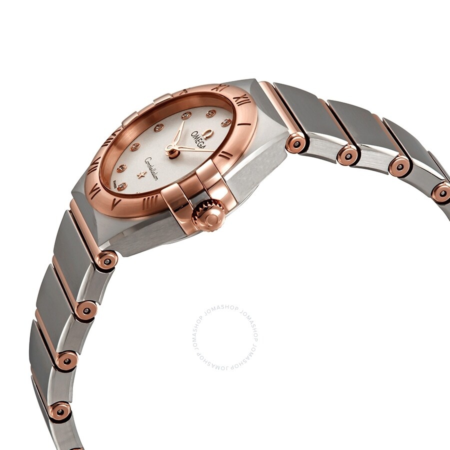 Omega Constellation Quartz Diamond White Silvery Dial Ladies Watch 131.20.25.60.52.001 - 2