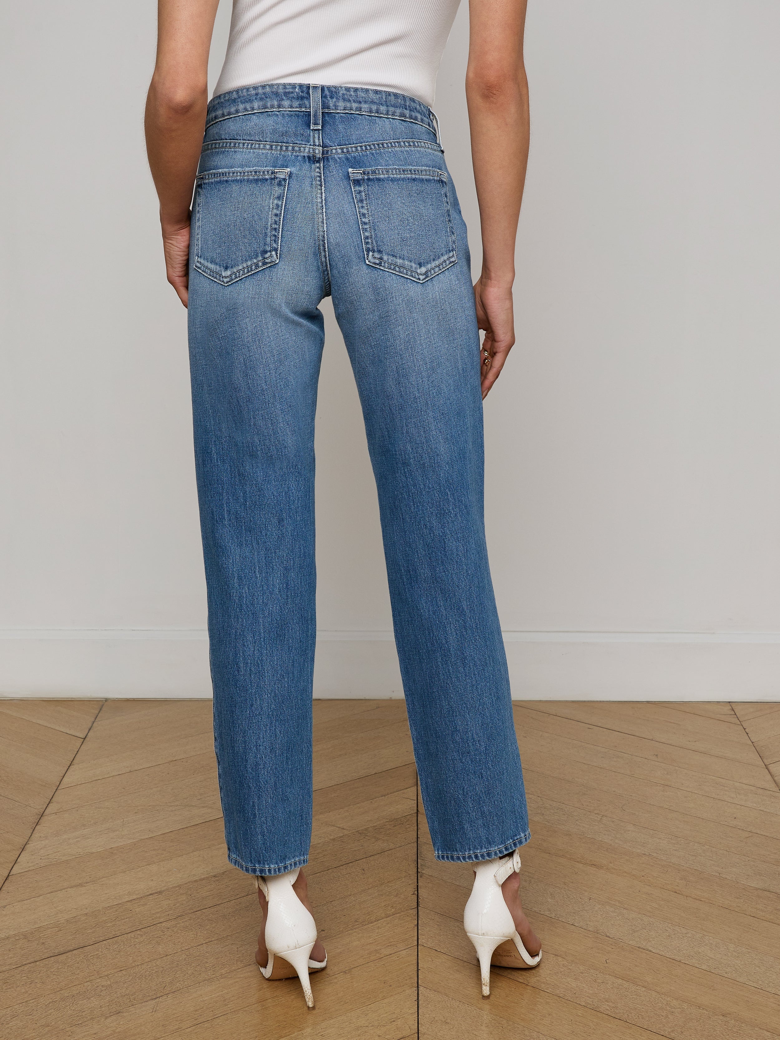 Nevia Slouchy Straight-Leg Jean - 6