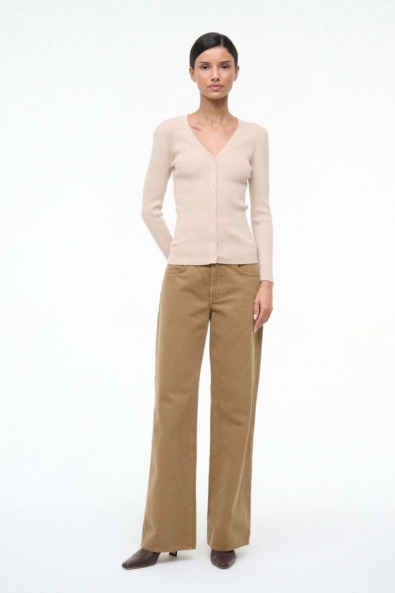 STAUD STAUD CARGO SWEATER FAWN outlook