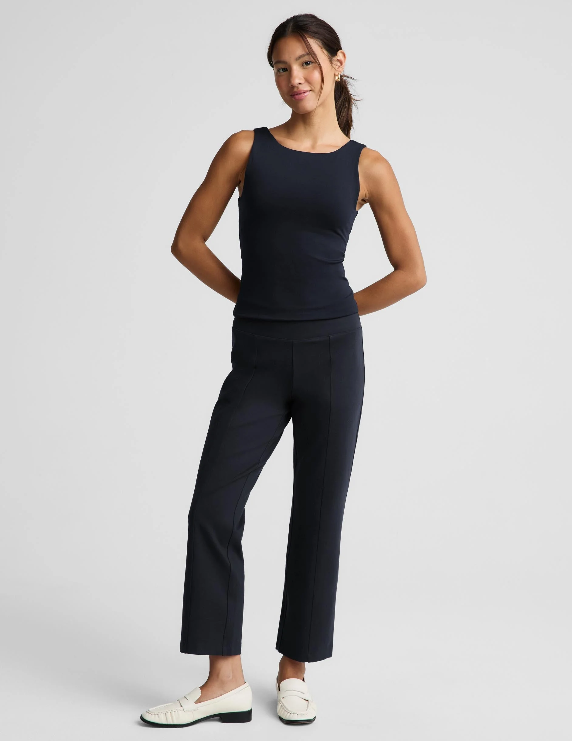 Polish Ponte Pant - 1