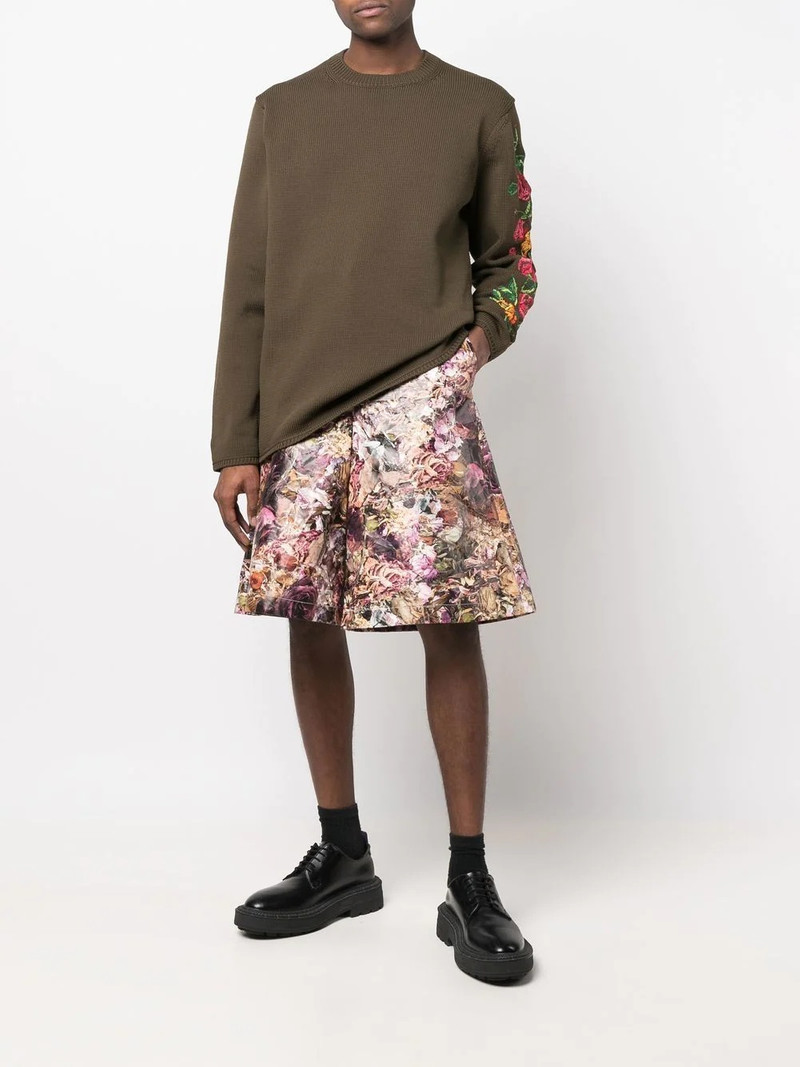 Comme des Garçons Homme Plus all-over graphic-print shorts outlook