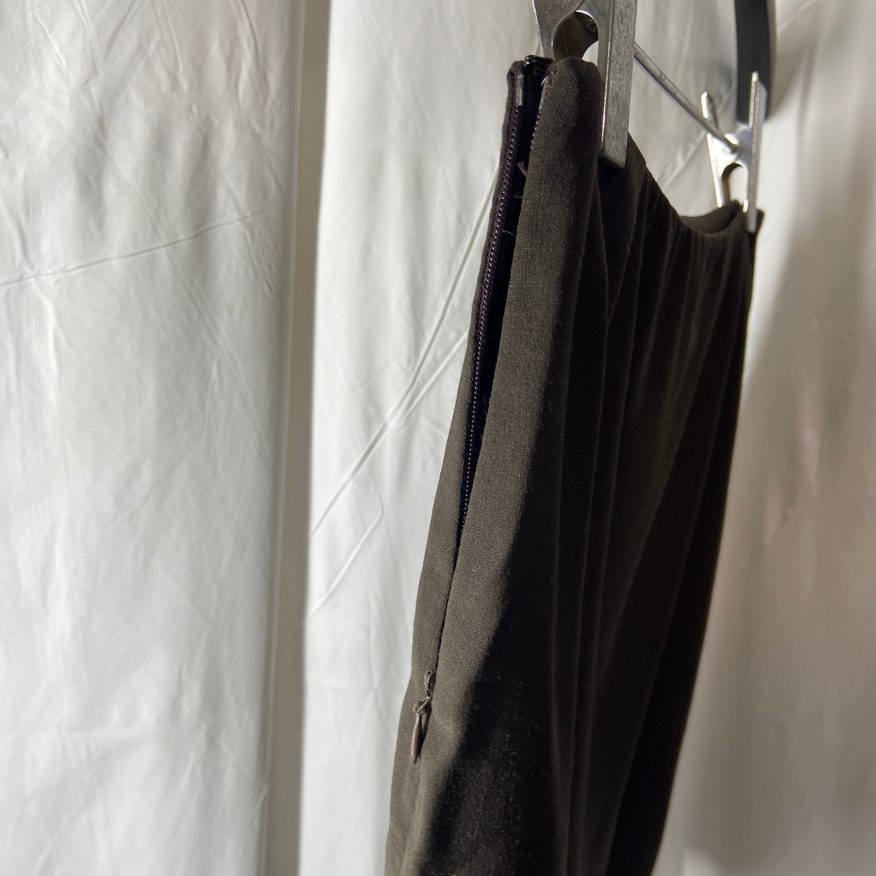 Gucci 1997 tom ford brown wool skirt 40 - 6