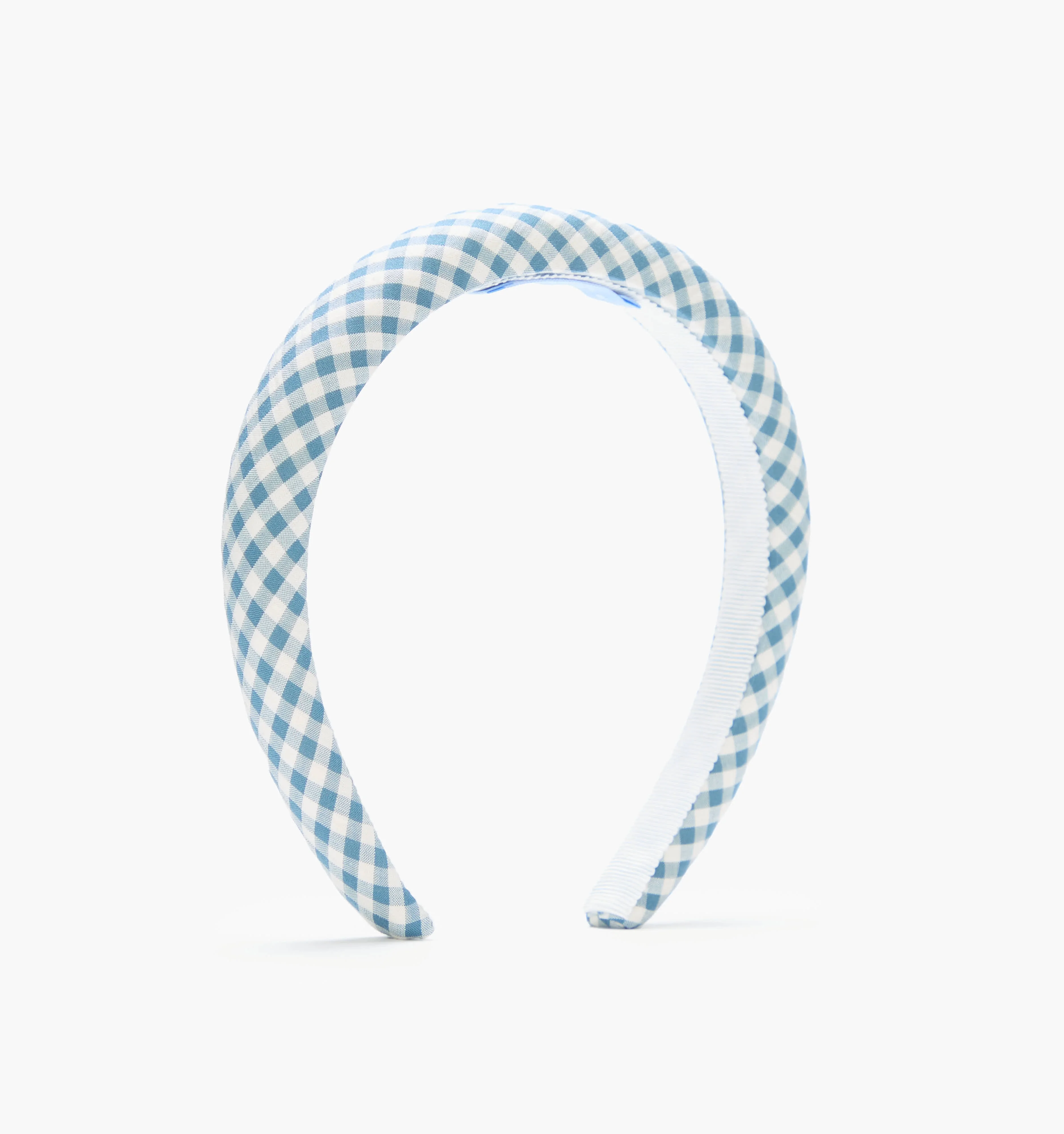 The Cleo Headband - Lagoon Gingham - 1