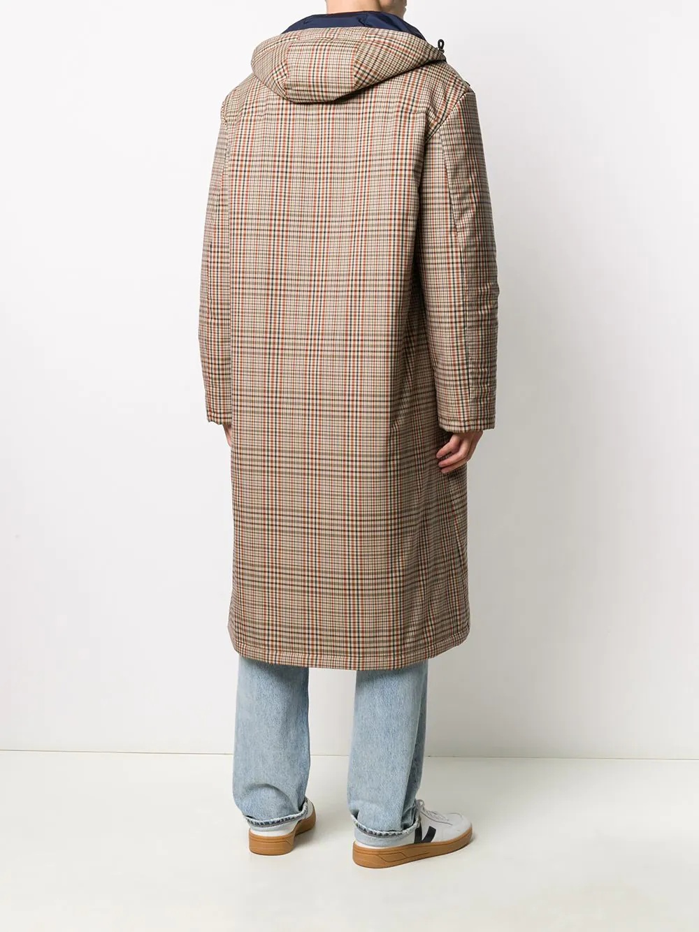 MILAN check-pattern coat - 4