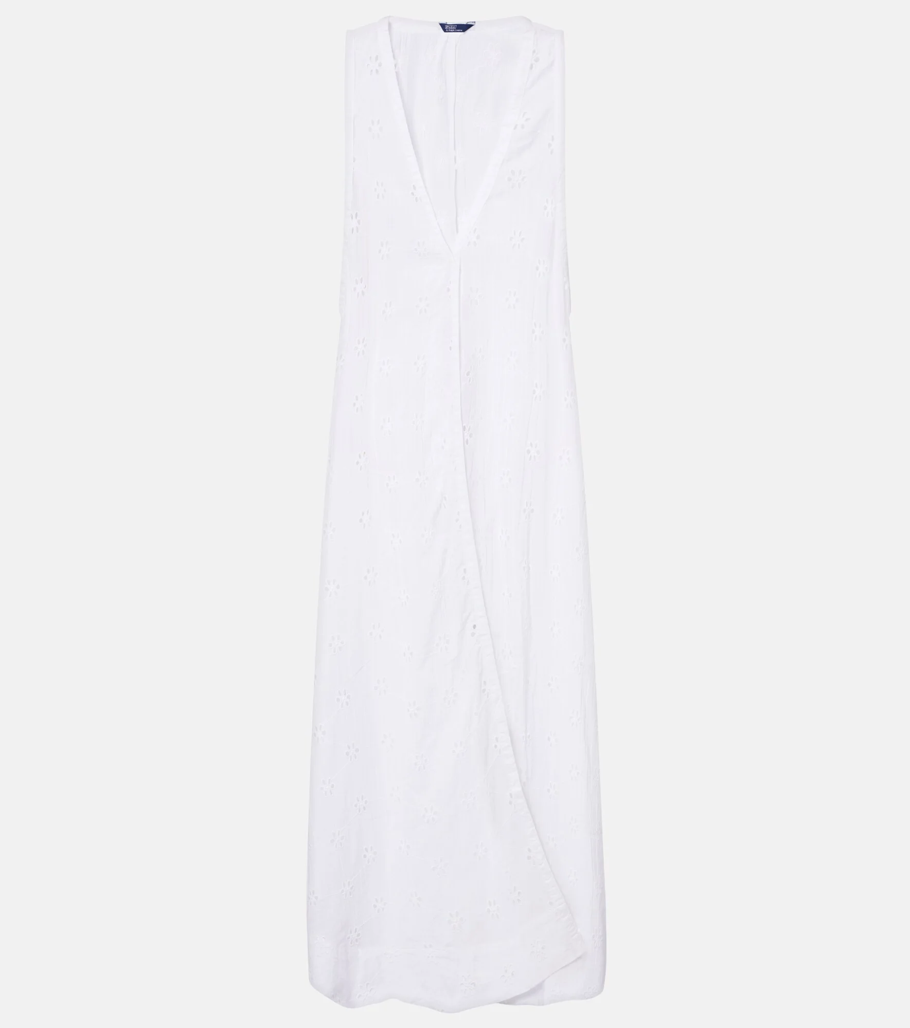 Broderie anglaise cotton beach dress - 1
