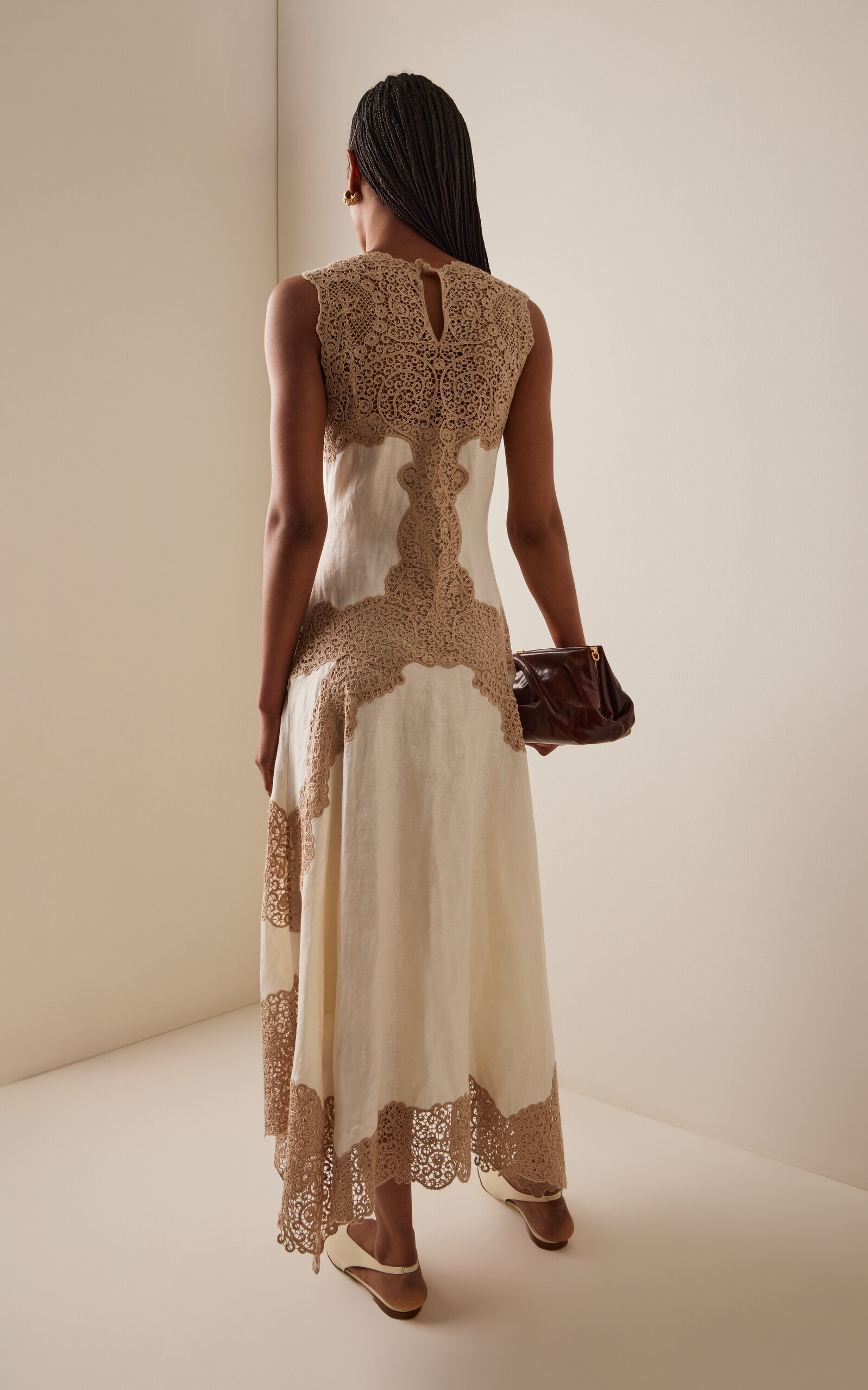 Arlette Handkerchief Dress nude - 4