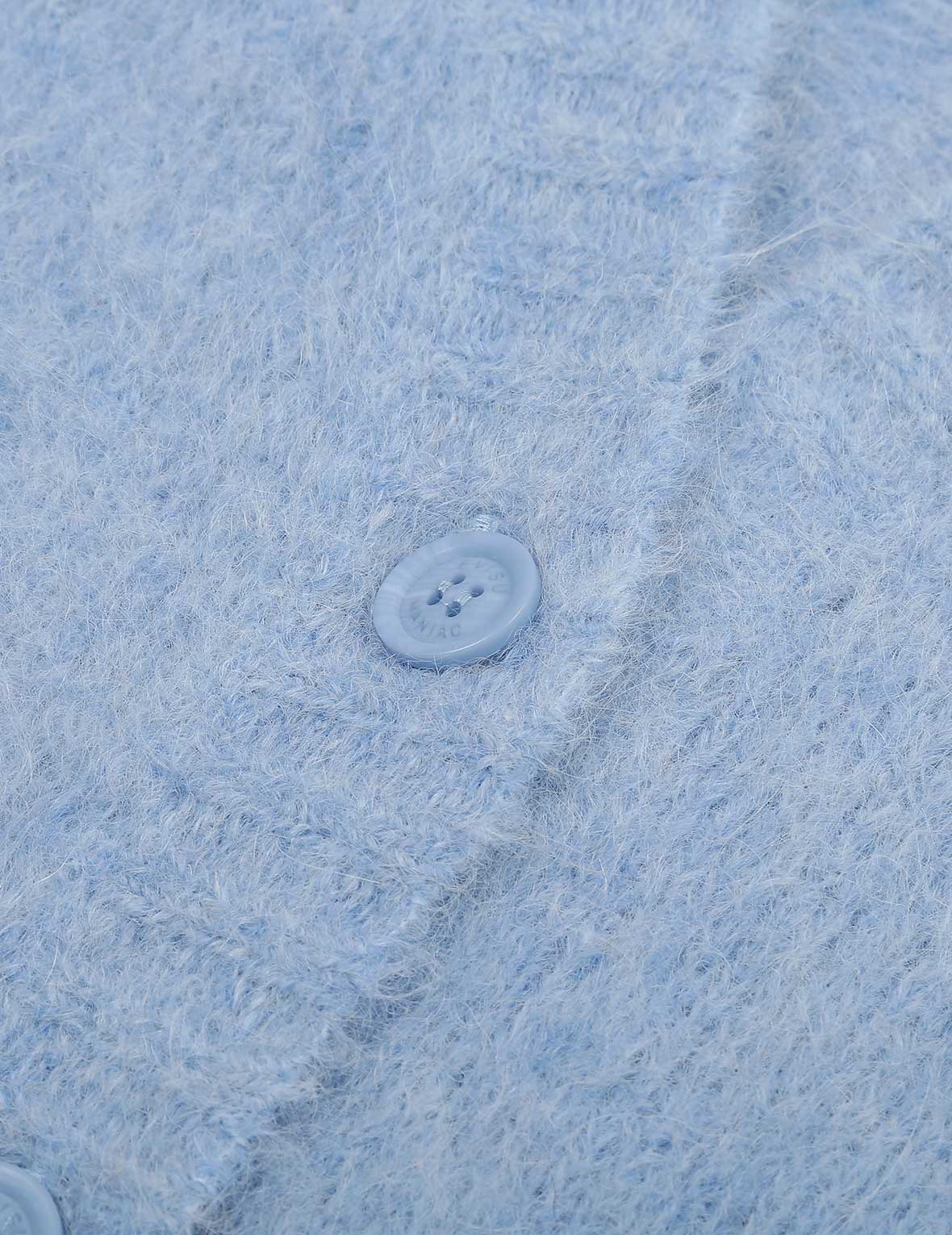 LOGO BADGE FLUFFY CARDIGAN - 11