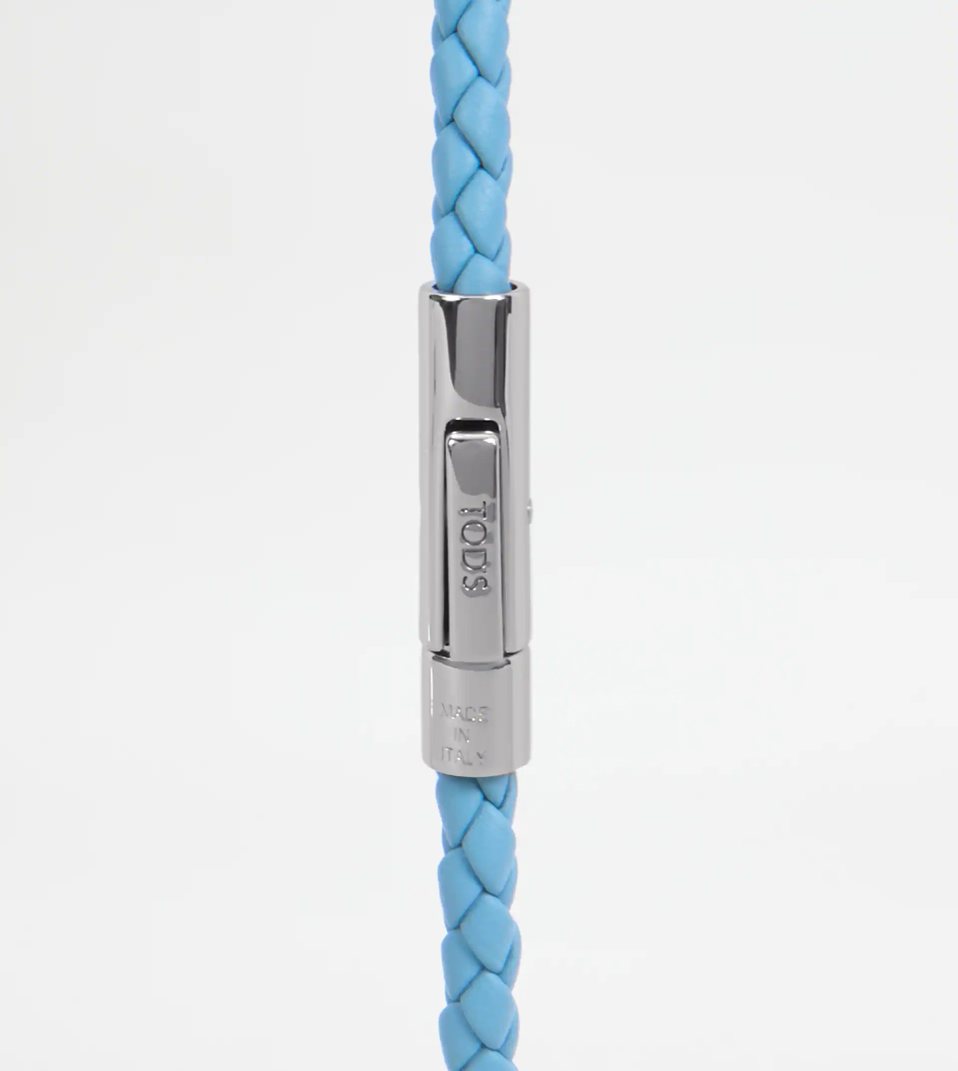 MYCOLORS BRACELET IN LEATHER - LIGHT BLUE - 2