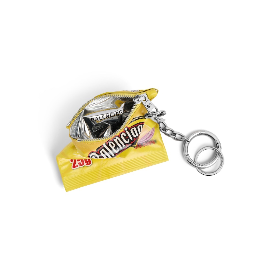 BALENCIAGA Charm/keychain Chips in Yellow | REVERSIBLE