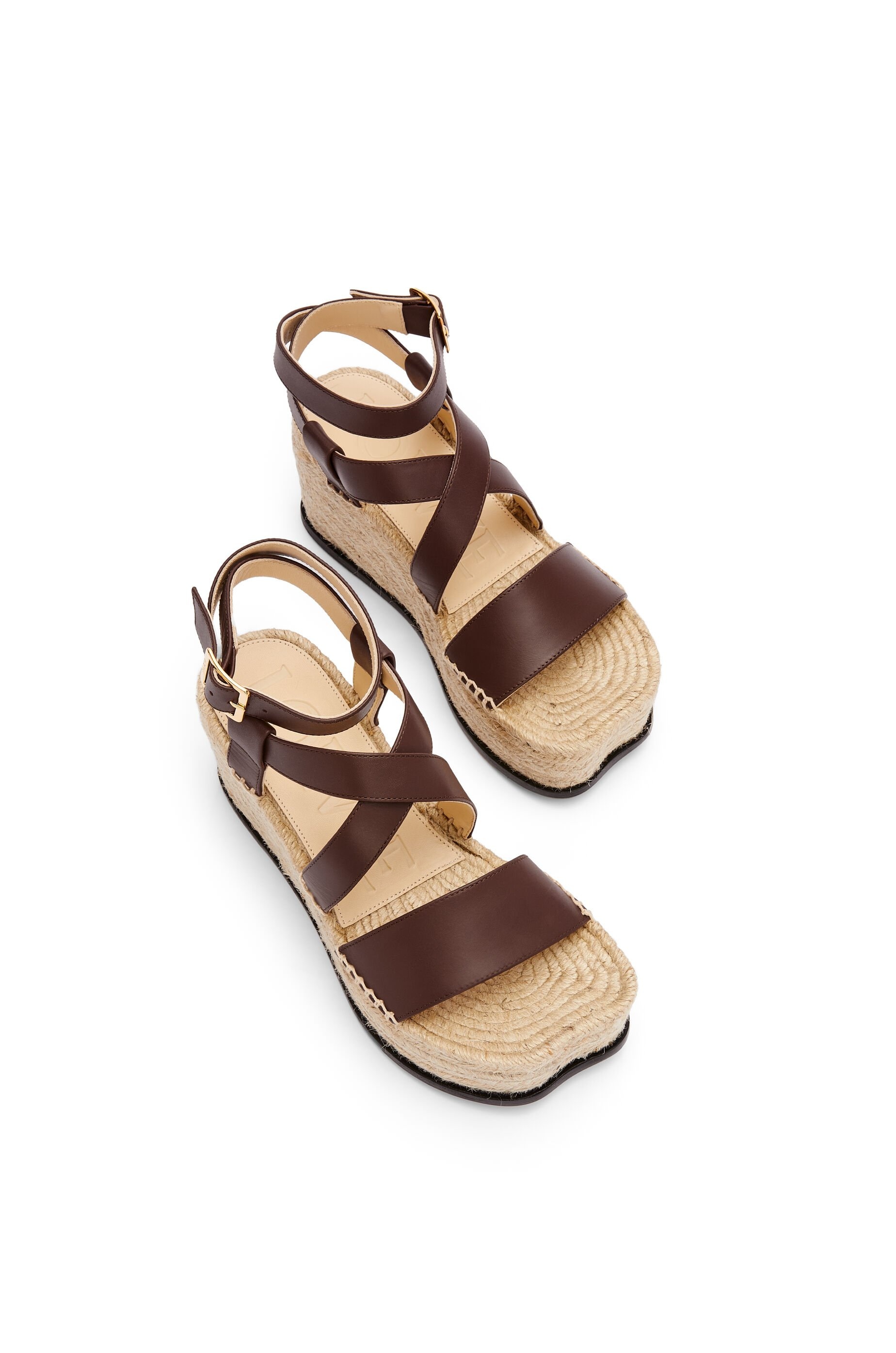 Petal espadrille sandal in calfskin - 4