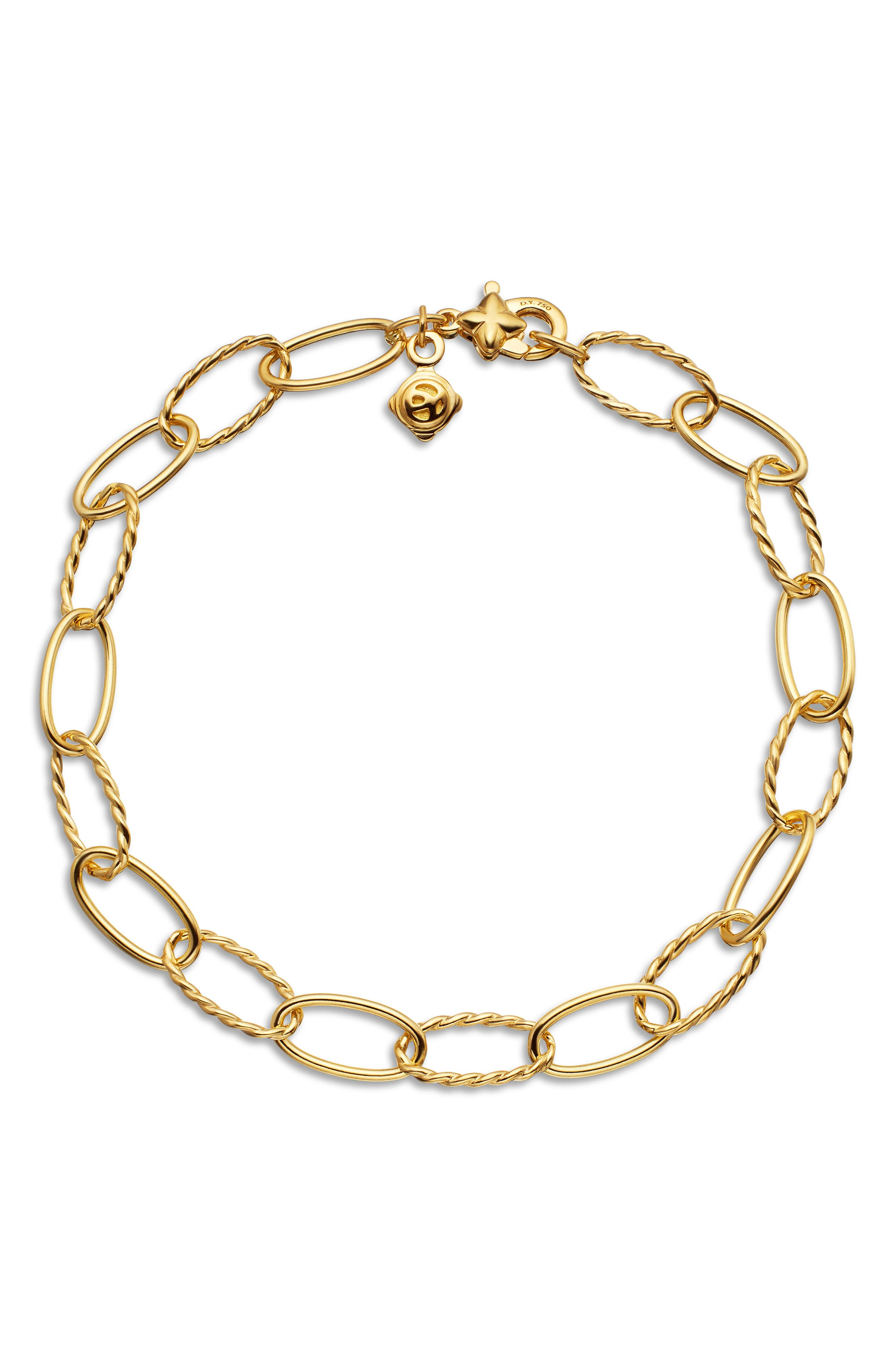 David Yurman Stax Oval Link 18K Gold Bracelet in Yellow Gold at Nordstrom - 5