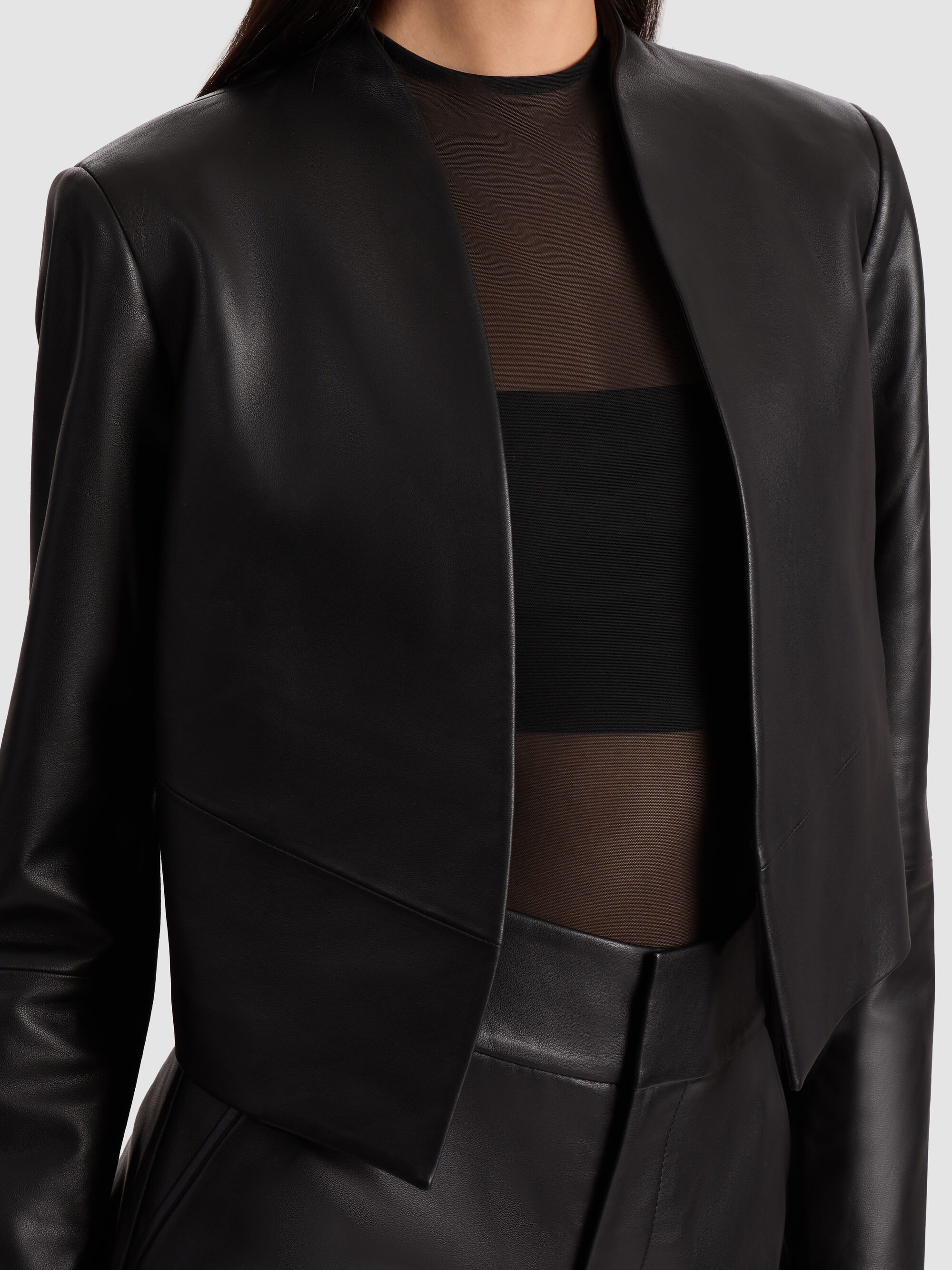NEW HARVEY LEATHER JACKET - 4