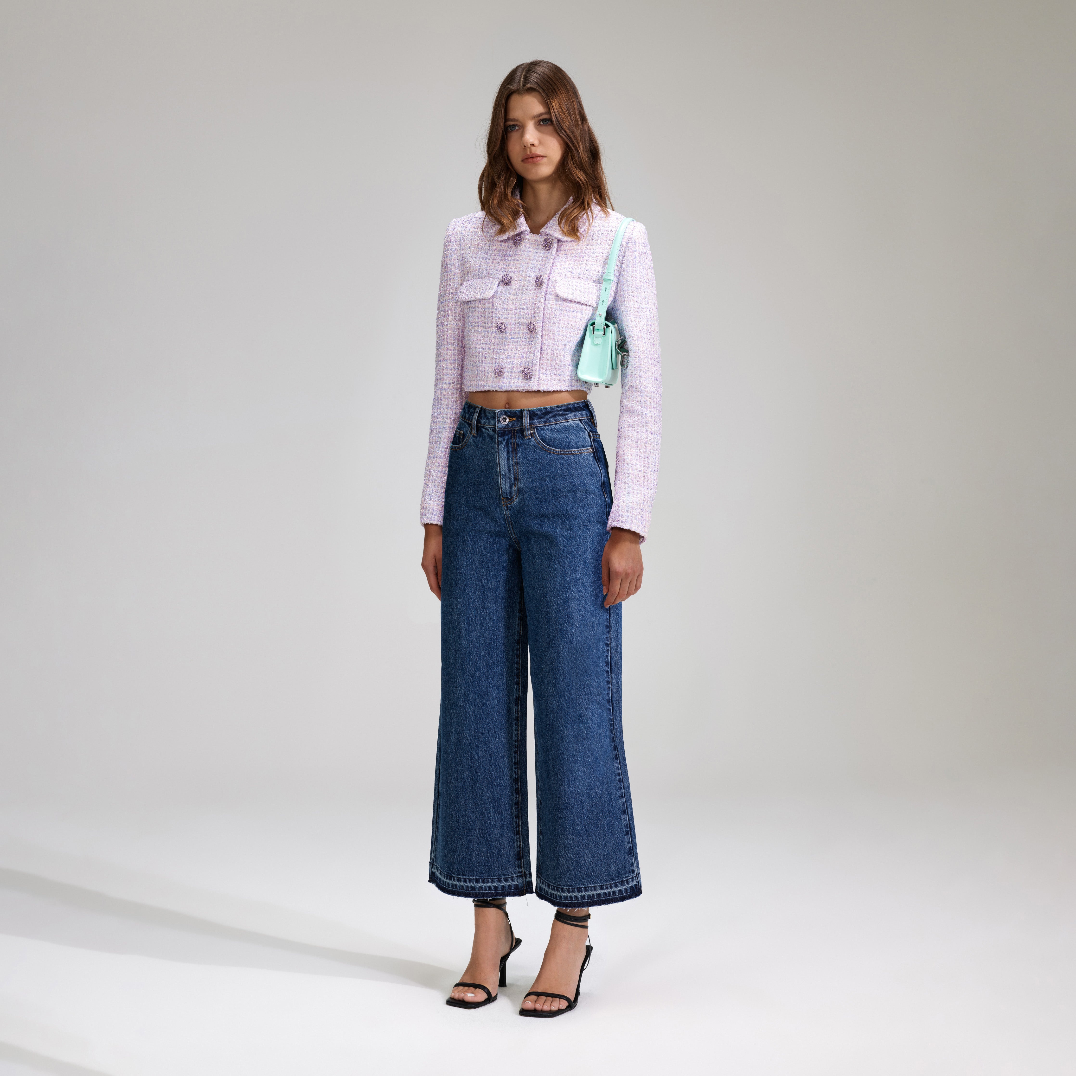Lilac Boucle Jacket - 2