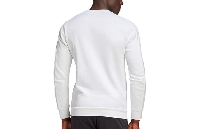 adidas adidas Casual Sports Round Neck Pullover White GJ6591 outlook