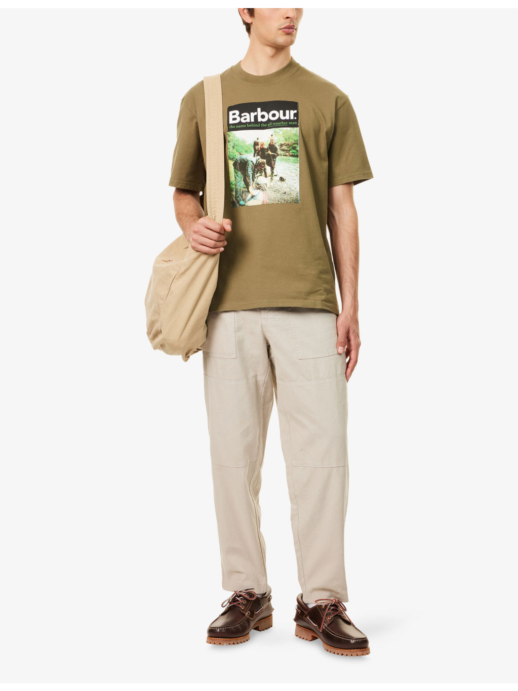 Patch-Pocket Straight-Leg Linen And Cotton Trousers - 2