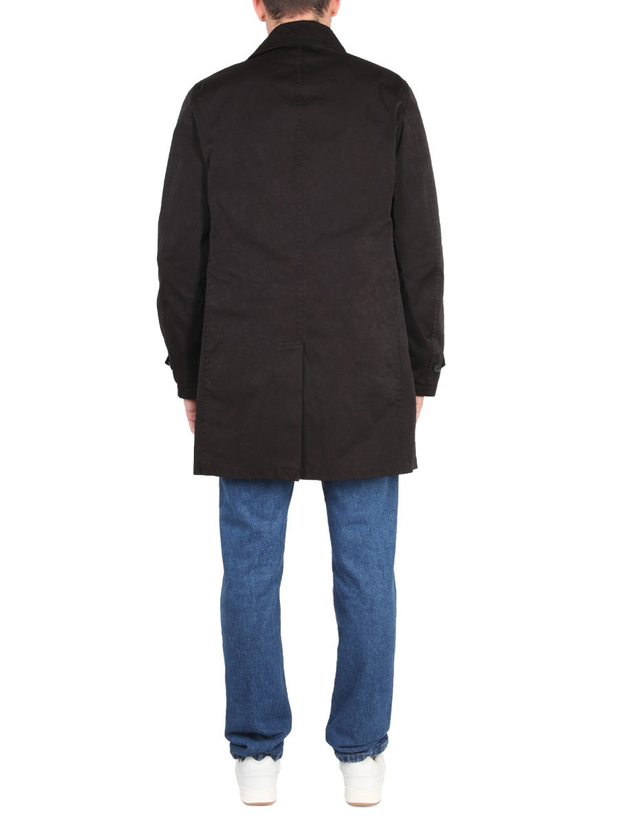Ten C Men Single-Breasted Trench Coat - 3