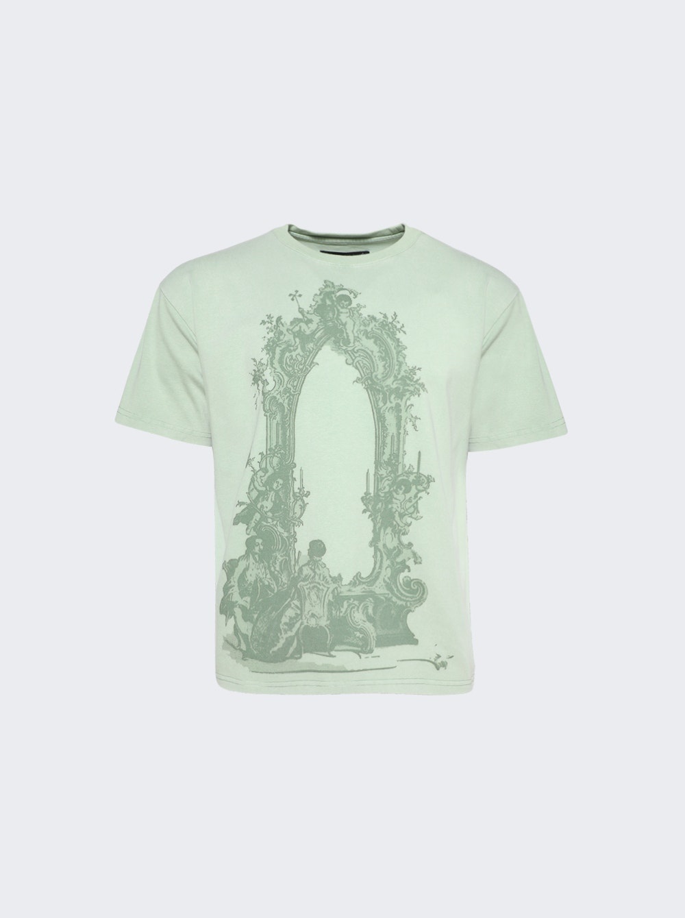 Arc Window Jersey Tee Olive - 1