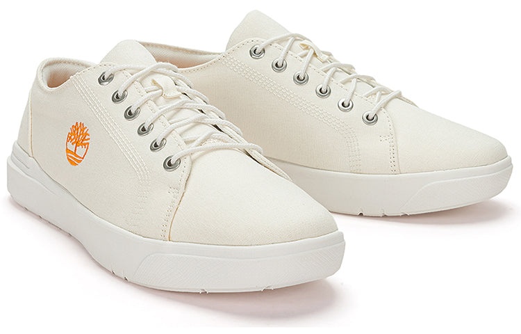 Timberland Seneca Bay Fabric Oxford Shoes 'White' A5P5GW - 4