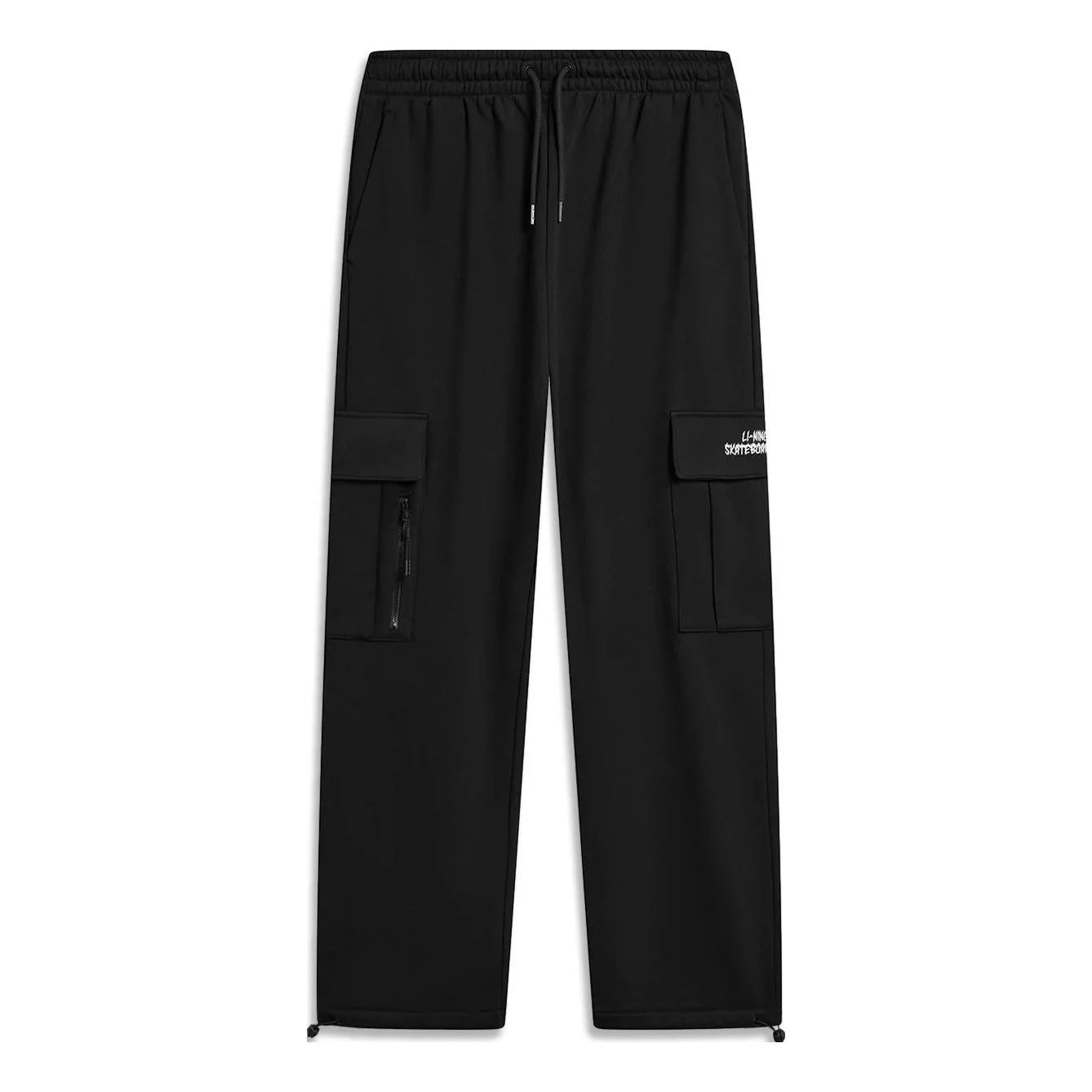 Li-Ning Skateboard Logo Cargo Pants 'Black' AKLT951-2 - 1