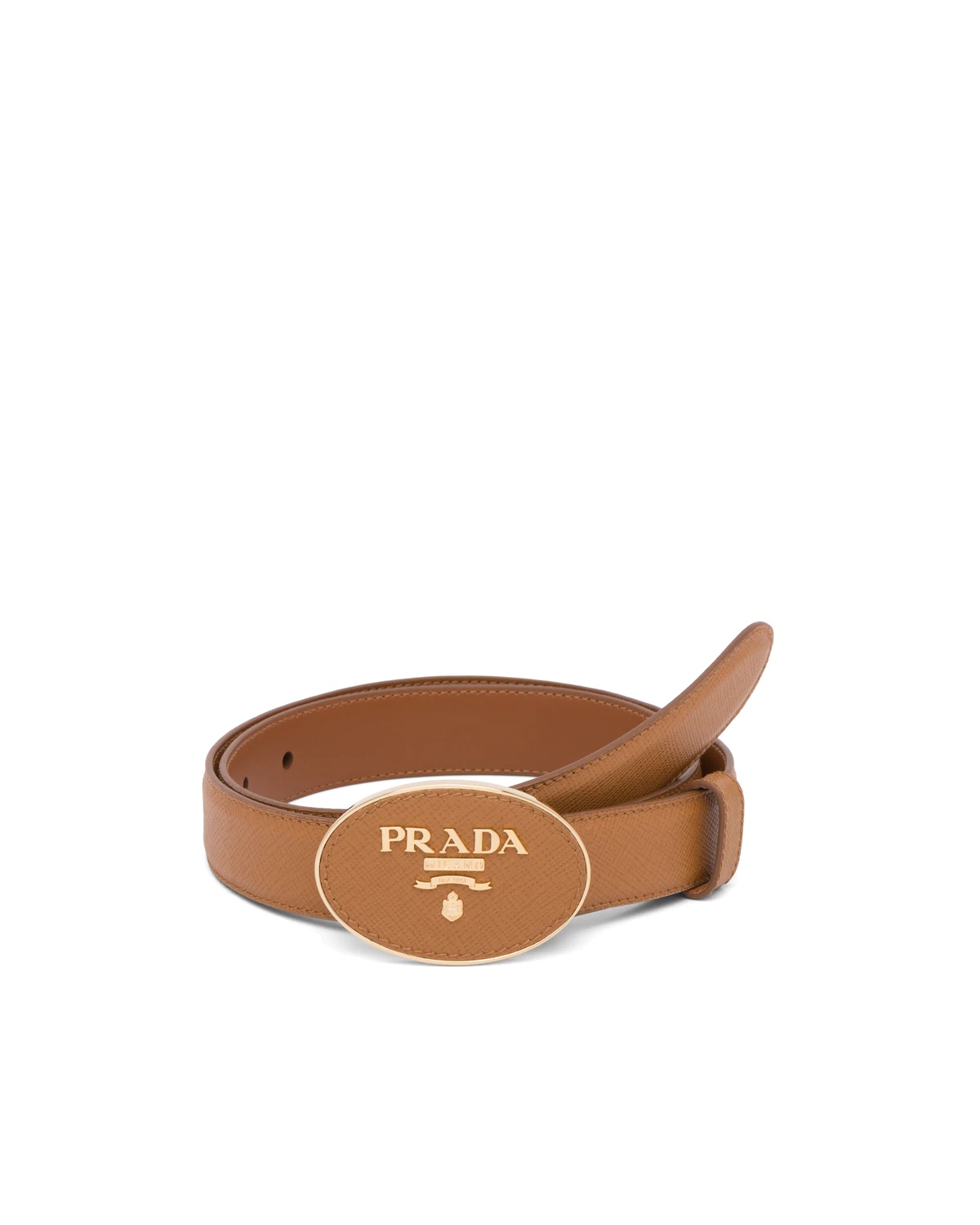 Saffiano leather belt - 1