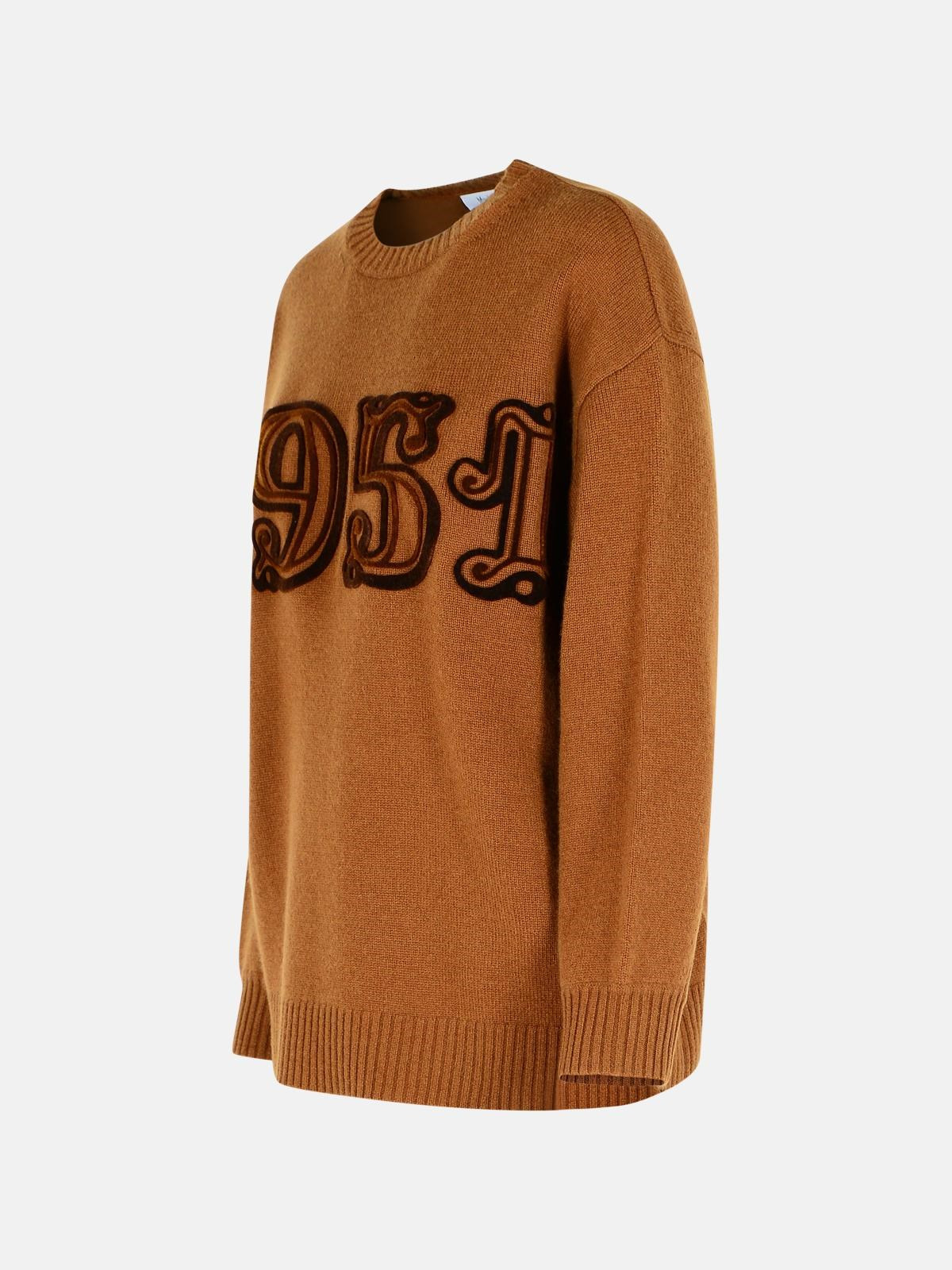 WOOL AND CASHMERE LEATHER SWEATER - 2