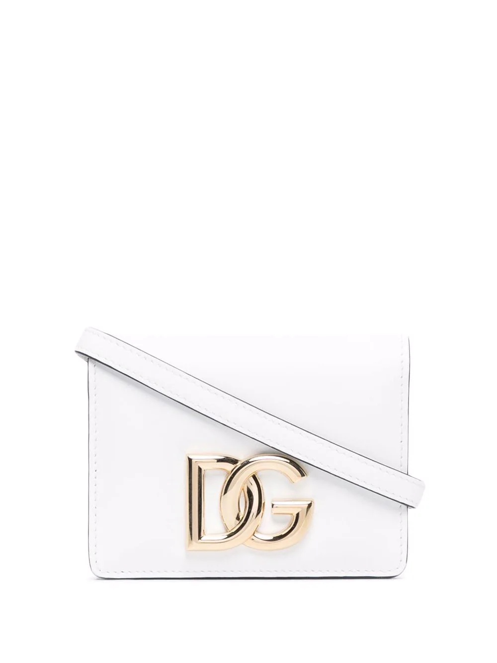 logo-plaque crossbody bag - 1