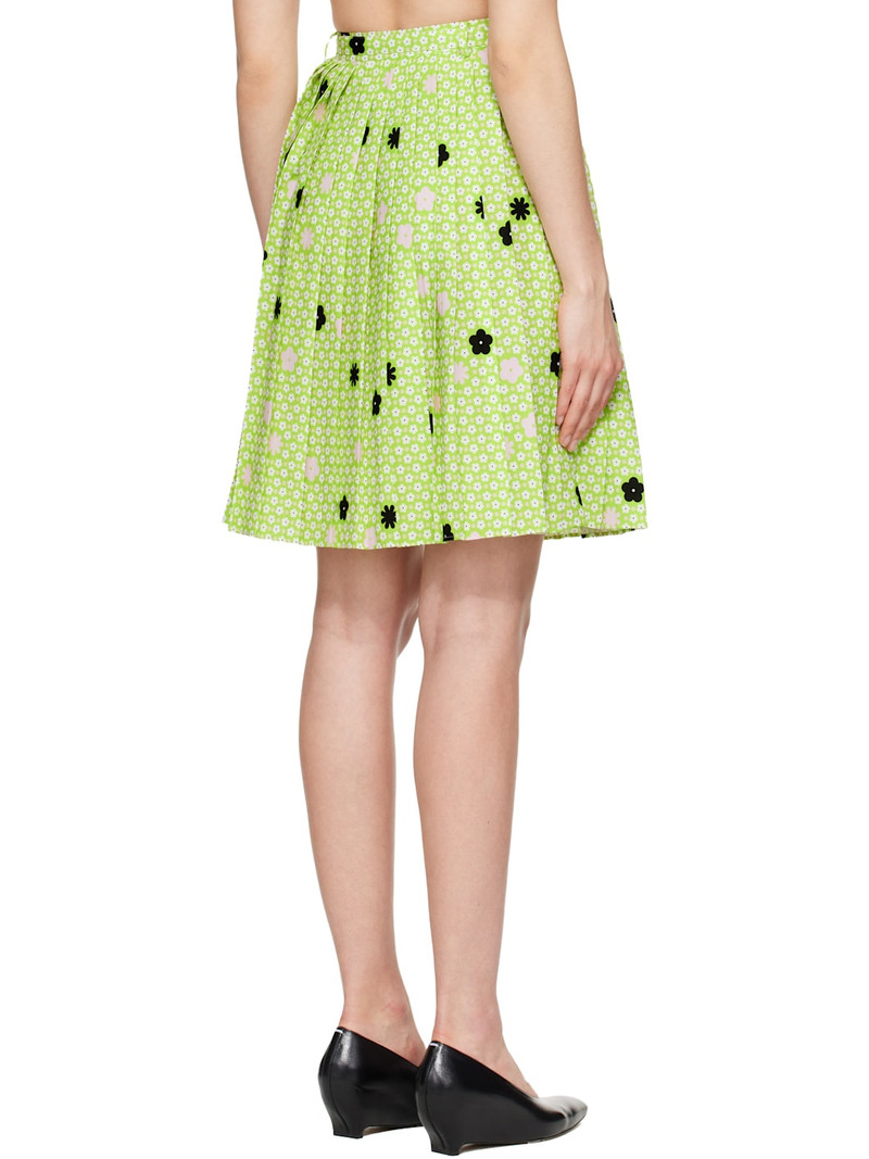Green Belted Midi Skirt 3